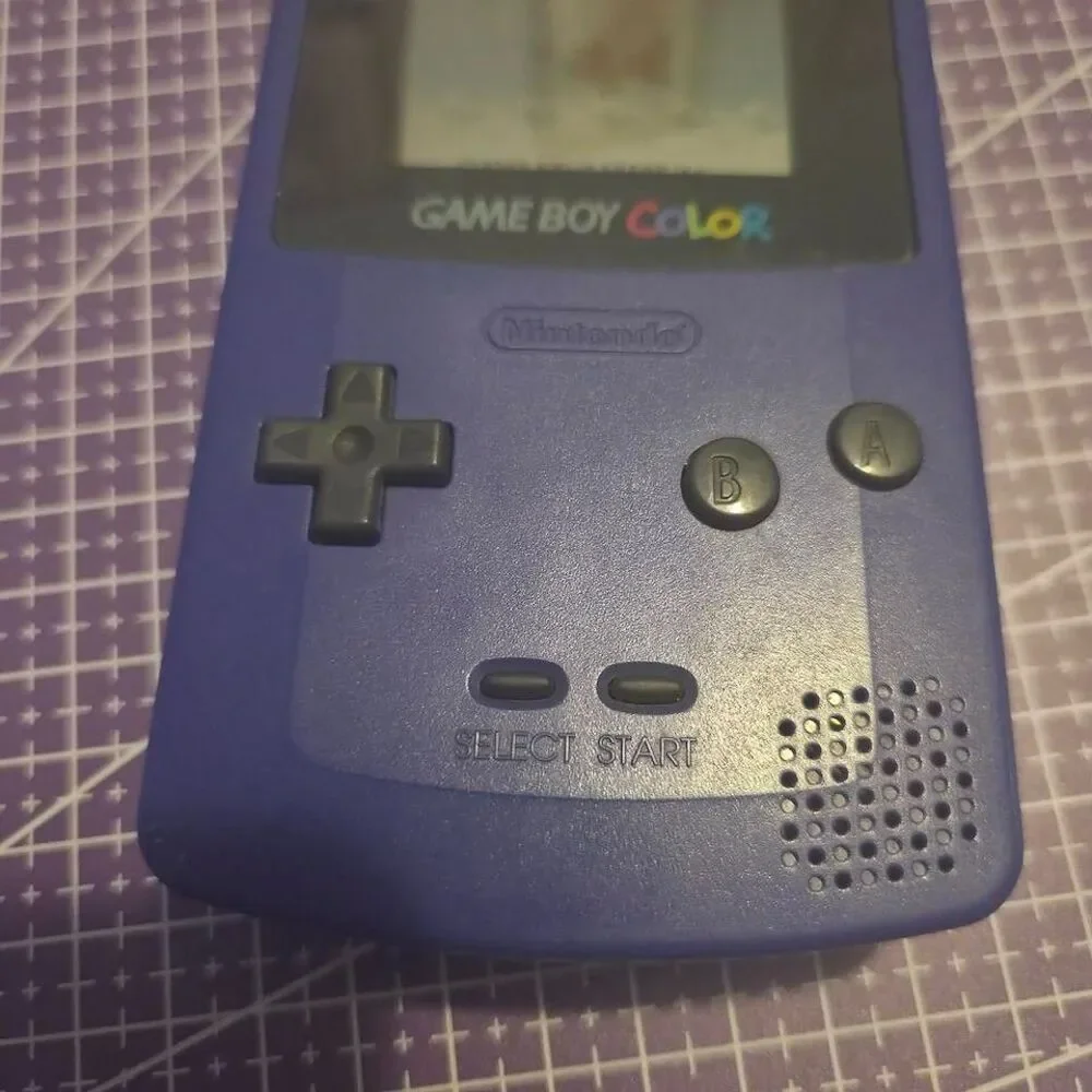 Nintendo Gameboy Color Grape Purple Handheld Console, Genuine, Clean, and Tested